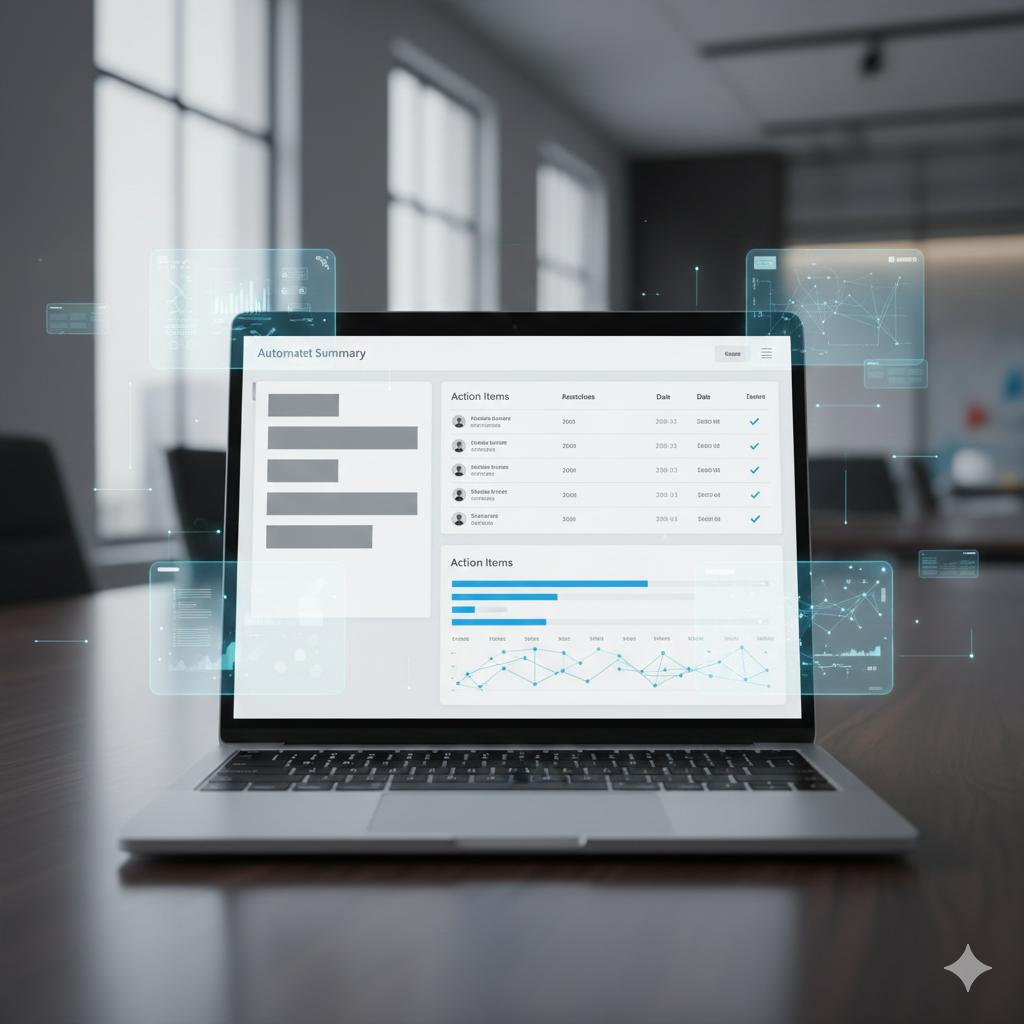 Toplantı Özeti ve Aksiyon Listesi Otomasyonu: Verimsiz Toplantıların Çözümü